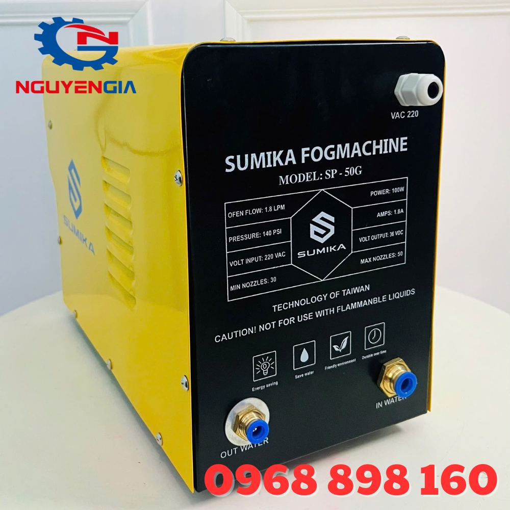 Luu y khi su dung may phun suong SUMIKA SP 50G