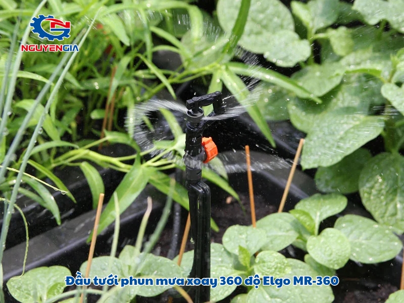 dau tuoi phun mua xoay 360 do elgo mr 360