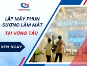 Lắp máy phun sương làm mát tại Vũng Tàu